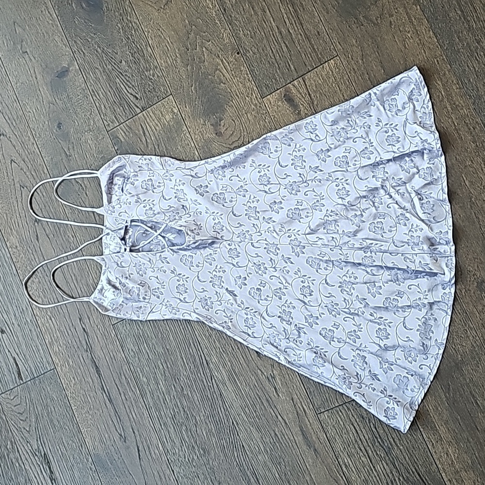 VINTAGE SATIN SLIP DRESS. SIZE 9/10 🇺🇸 - Picture 10 of 11